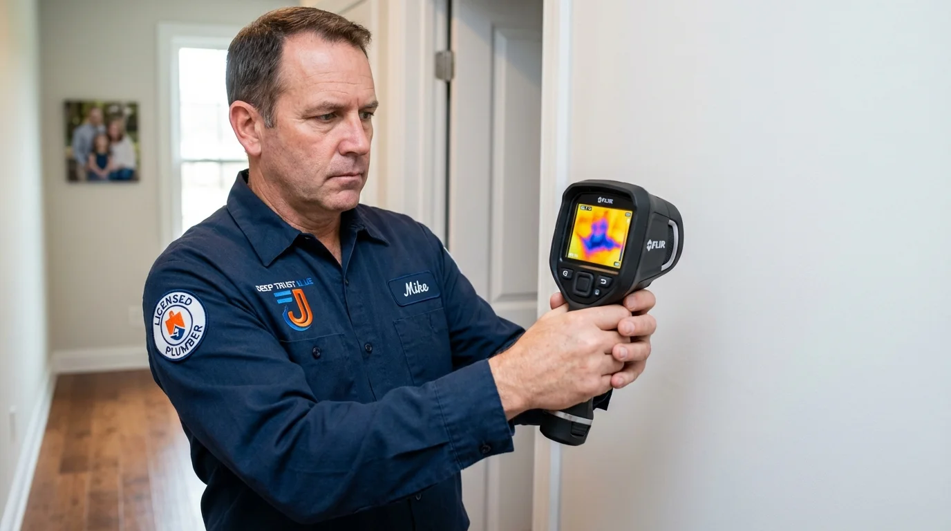Thermal imaging leak detection by Johns Plumbing LLC in La Grange Park